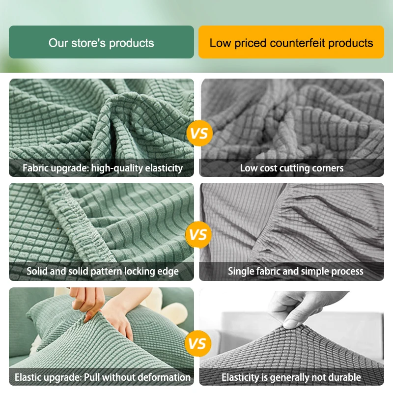 Elastic Jacquard Sofa Cover 1/2/3/4/5 Seater Couch Cover Sofa Covers Versatile Furniture Protection Slipcover For Living Room 6