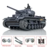 HENG LONG 1/16 7.0 Upgraded Metal Tracks German RC Panzer III L RTR Radio Control Tank 3848 Remote Control Car TH17342-SMT4 2