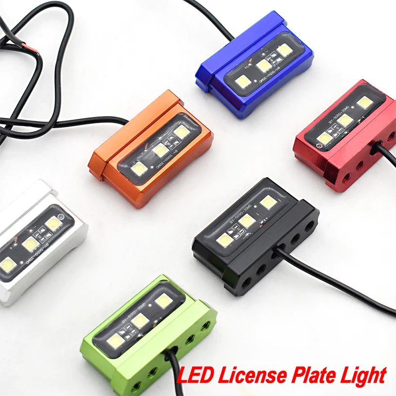 

Светодиодный светильник для номерного знака мотоцикла, 12 В, светодиодный светильник для номерного знака, освещение для номерного знака мотоцикла для Honda, Suzuki, Kawasaki, Yamaha