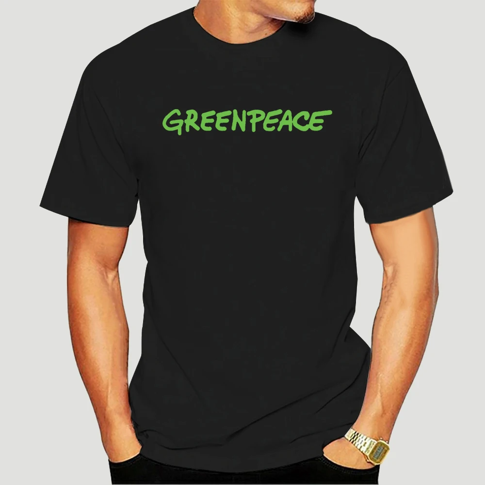 

Greenpeace T-Shirts Novelty Branded Tee Top Summer T Shirt For Men Free Shipping Customized Building Anlarach Short Sleeve 6963X