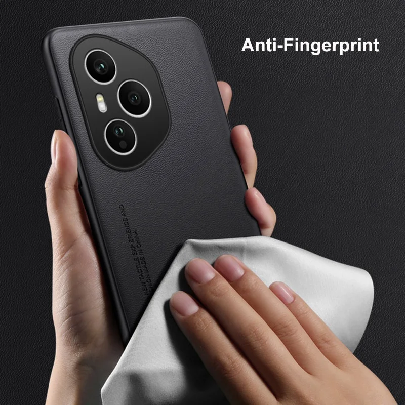 Luxury PU Leather Shockproof Phone Case - Full Protection Back Cover