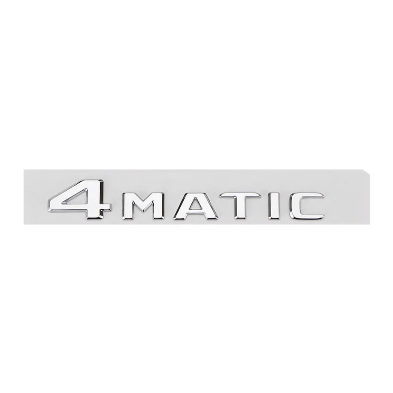 Flat 3D ABS Emblem Badge Car Body Rear Trunk Letter Stickers S320 S350 S400 S450 S500 S560 4MATIC For Mercedes Benz