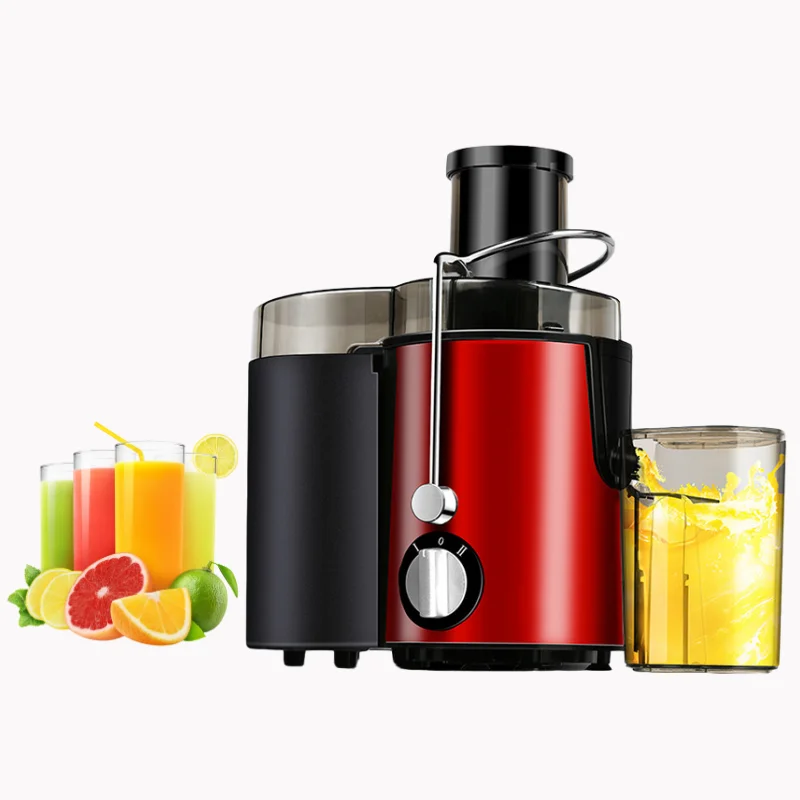 Ln Stock Orange Automatic Electric Power Juicer Easy Clean Extractor Press Centrifugal Juicing Machine household slow centrifugal masticating juicer cold press juicer extractor easy to clean quiet motor