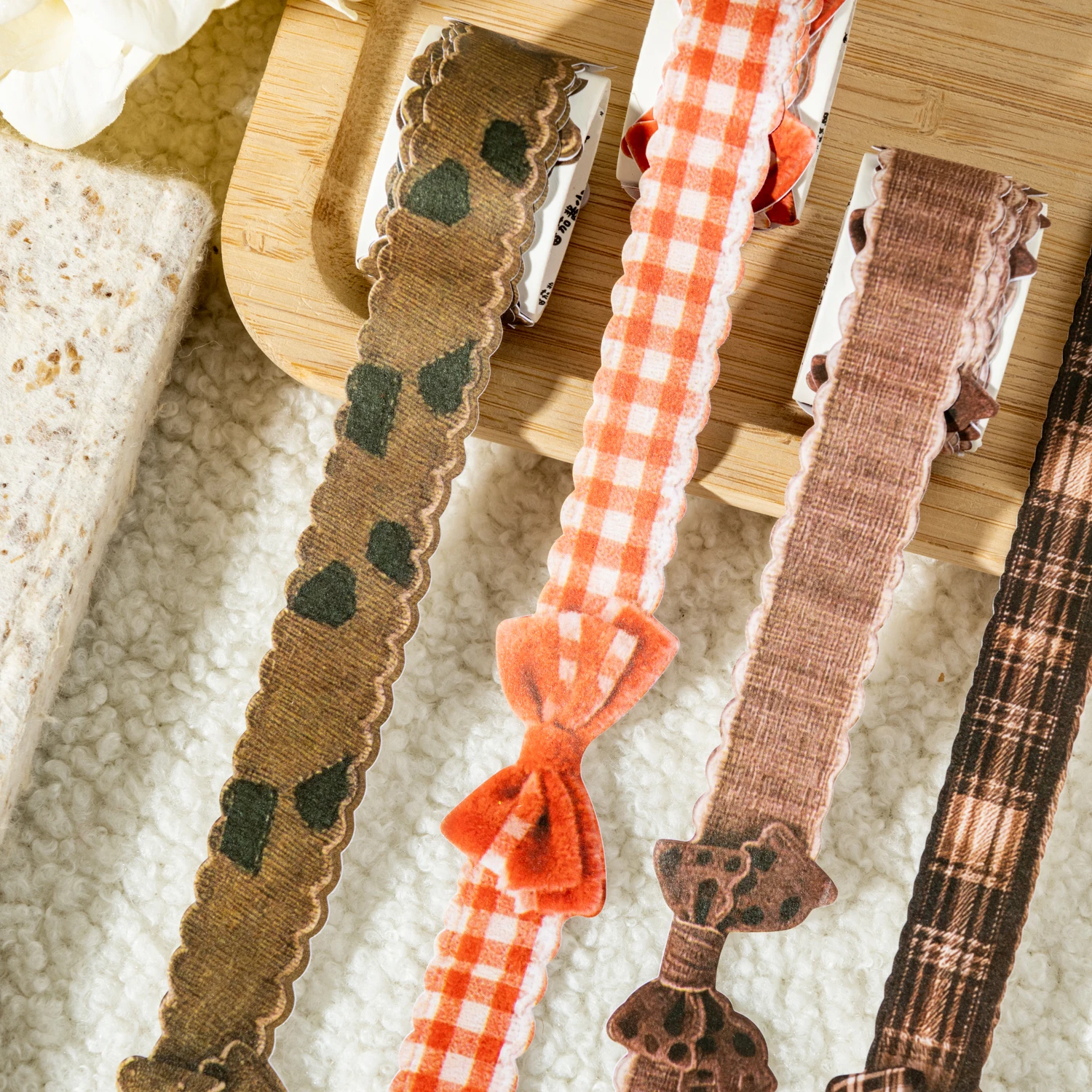 Kawaii Bow Design Washi Tape for DIY and Aesthetic Crafting