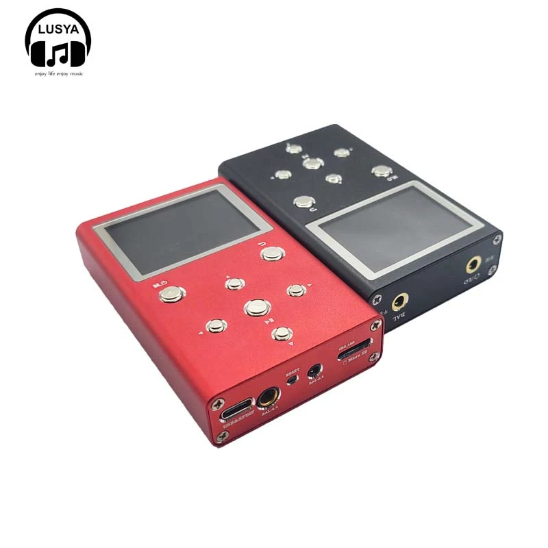 mp3 music player LUSYAHiFi F.AUDIO XS04 cigarette case 4 double ES9038Q2M decoding full balance HIFI player DSD support 4.4 balance ES9038 zune mp3