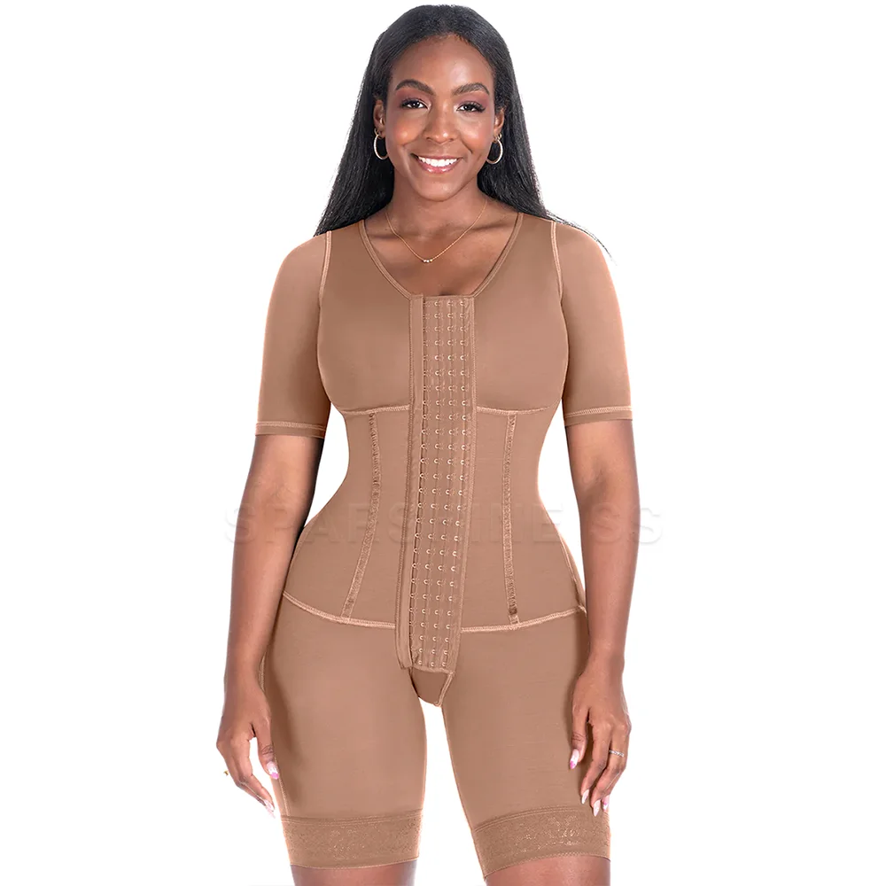 Waist Trainer Women Body Shaper Sexy Bodysuit Women Fajas Bodyshaper Corset Femme Slimming Underwear Shaping High Compression Full Body Shapewear for Sexy Smooth Silhouette