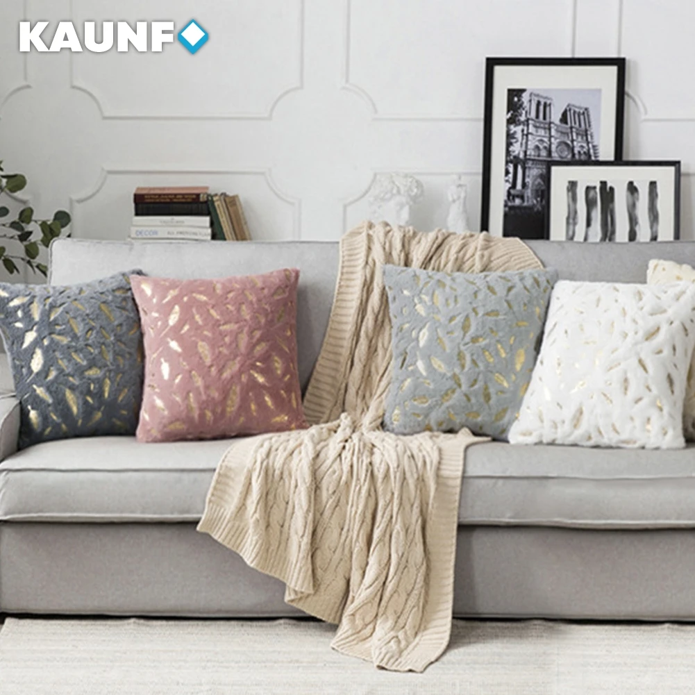 

Kaunfo Christmas Pillowcase Cushion Cover Festival Decorations Pillow Cover for Living Room 40x40cm/45x45cm/50x50cm 1pc