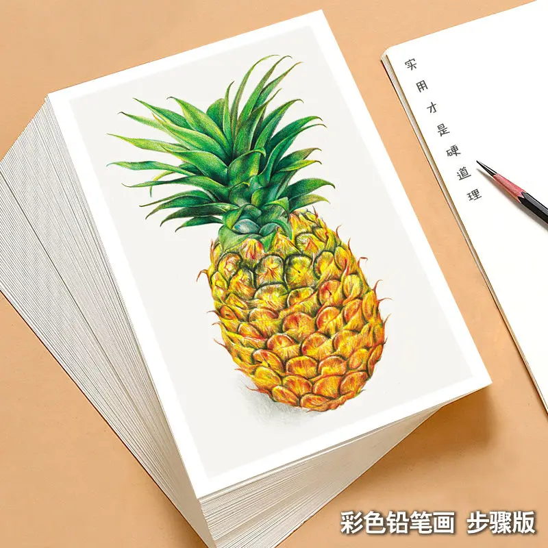 Art Copying Card Color Lead Painting Basic Training HD Original 40 Sheets 80 Faces Wholesale