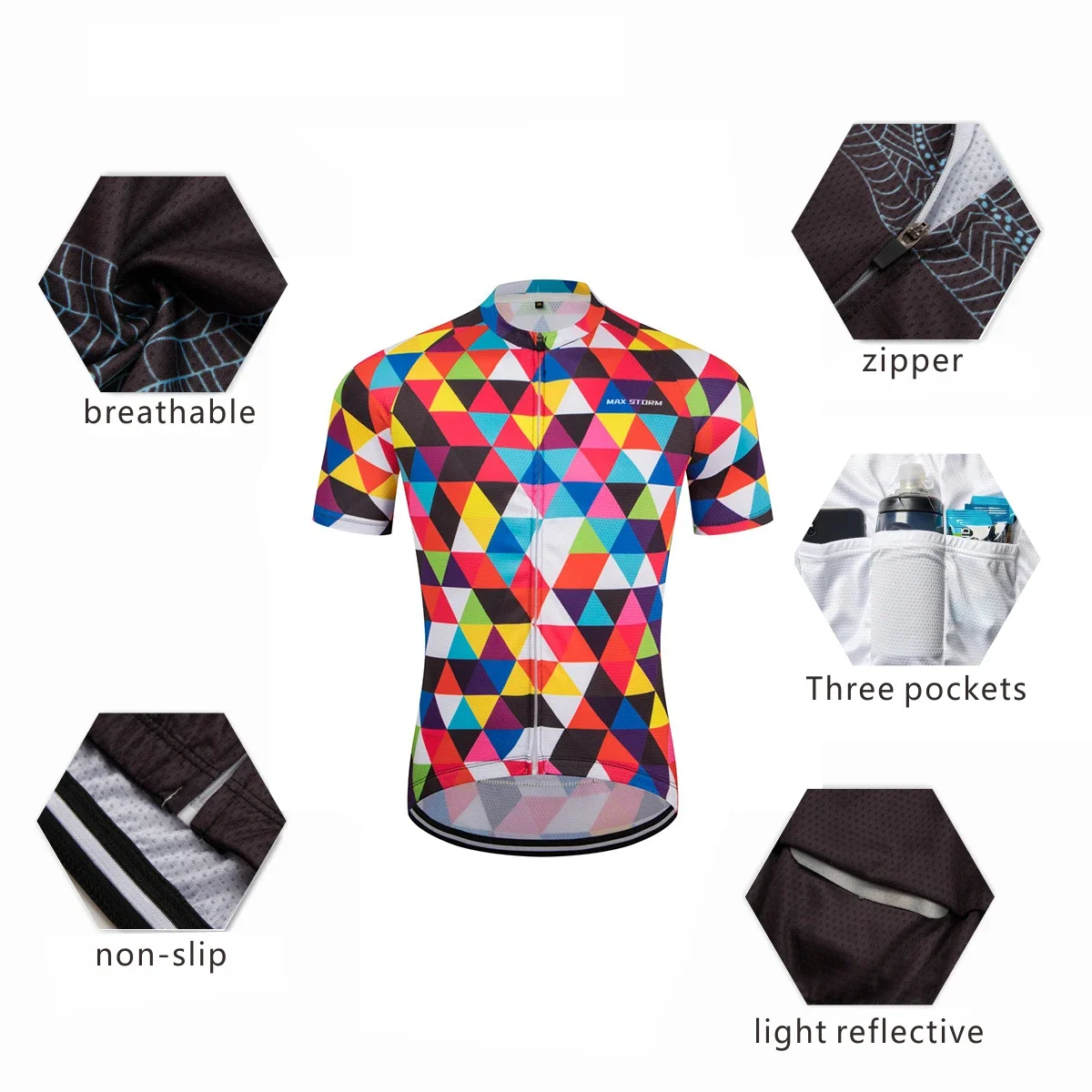 Men cycling summer shirt short sleeve road bike MTB jersey