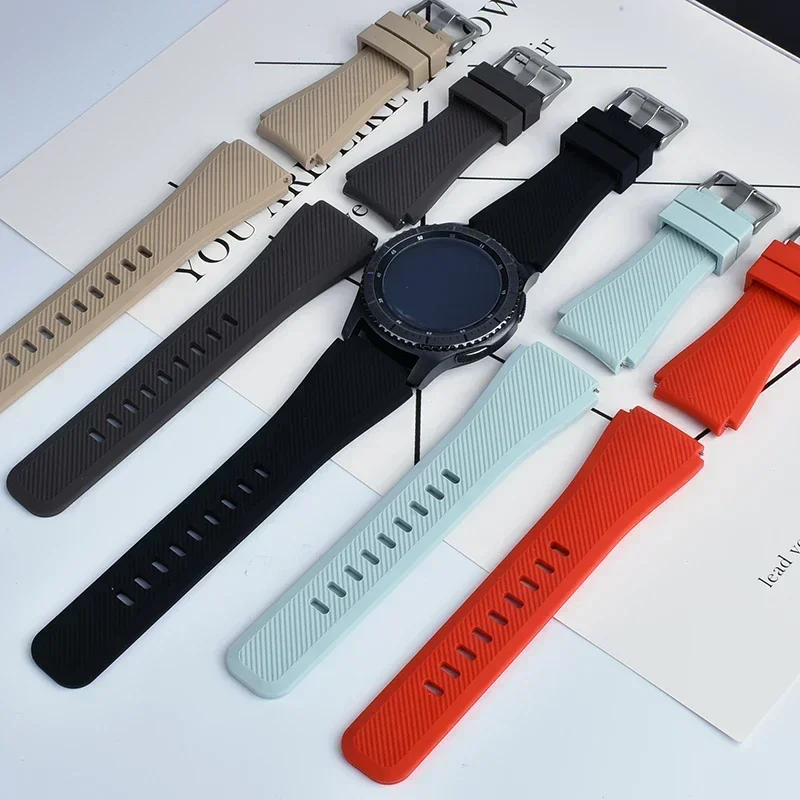 Premium 22mm Silicone Sports Bracelet Wristband
