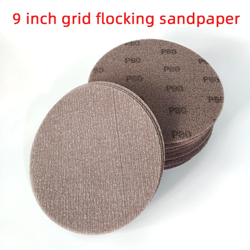 Sandpaper 9-inch 225MM grid sandpaper for wall polishing grinding dust removal and anti-clogging