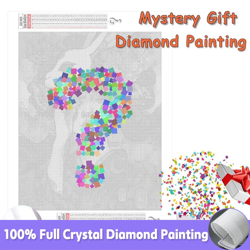 New Christmas series blind box diamond painting DIY point diamond keychain  pendant acrylic children's handmade point diamond - AliExpress