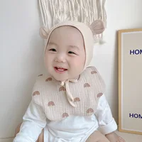 Colourful Baby Bib Soft Soft Cotton Newborn Burp Cloth Infants Saliva Towel Kid Boy Girls Feeding Bib Apron Bandana Toddler Item 2
