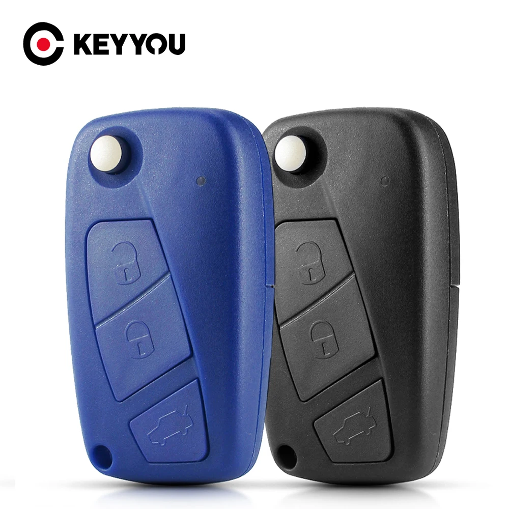 Premium Replacement Flip Key Fob Case Shell with 2/3 Button Options