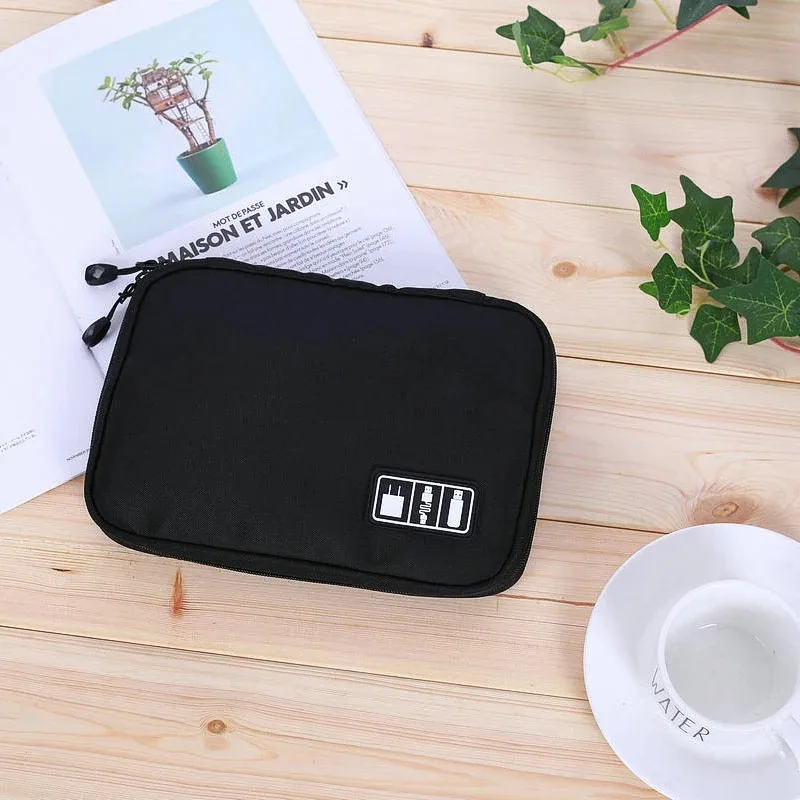 UTHAI T47 HDD Cable Storage Bag Travel Mobile Hard Drive U Disk Organizing Package Earphone SSD Charger Protable Storage Box portable hard drive bag data cable storage bag cable storage bag hard drive box hard drive case cable organizer pouch digital accessories bag electronic accessories case