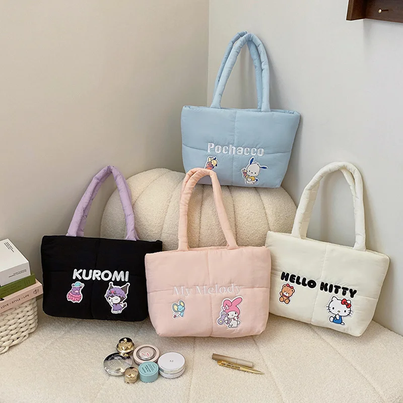 

Sanrio новая симпатичная сумка Melody Водонепроницаемая легкая Повседневная Большая вместительная сумка через плечо