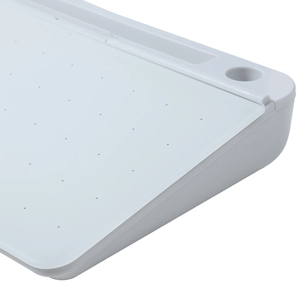 Desk Drawer Glass Whiteboard Dry Erase White Board Storage Pad Stand with Drawer Desk Organizers Home Office Accessories Gadgets