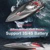 Professional 70KM/H 63CM Large High Speed RC Speedboat Brushless Metal 120A Independent Electrical Adjustment RC Racing Boat Toy 2