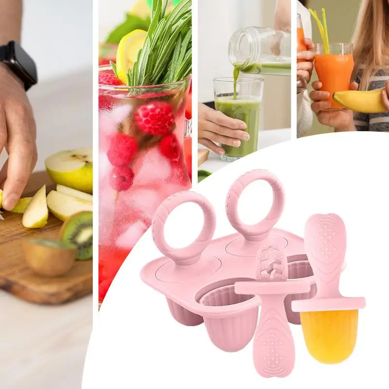 Baby Ice Cream Pops Silicone Mold Ice Cream Maker Popsicles Molds Baby Teething Feeding Pacifier Teether Toy Sutff
