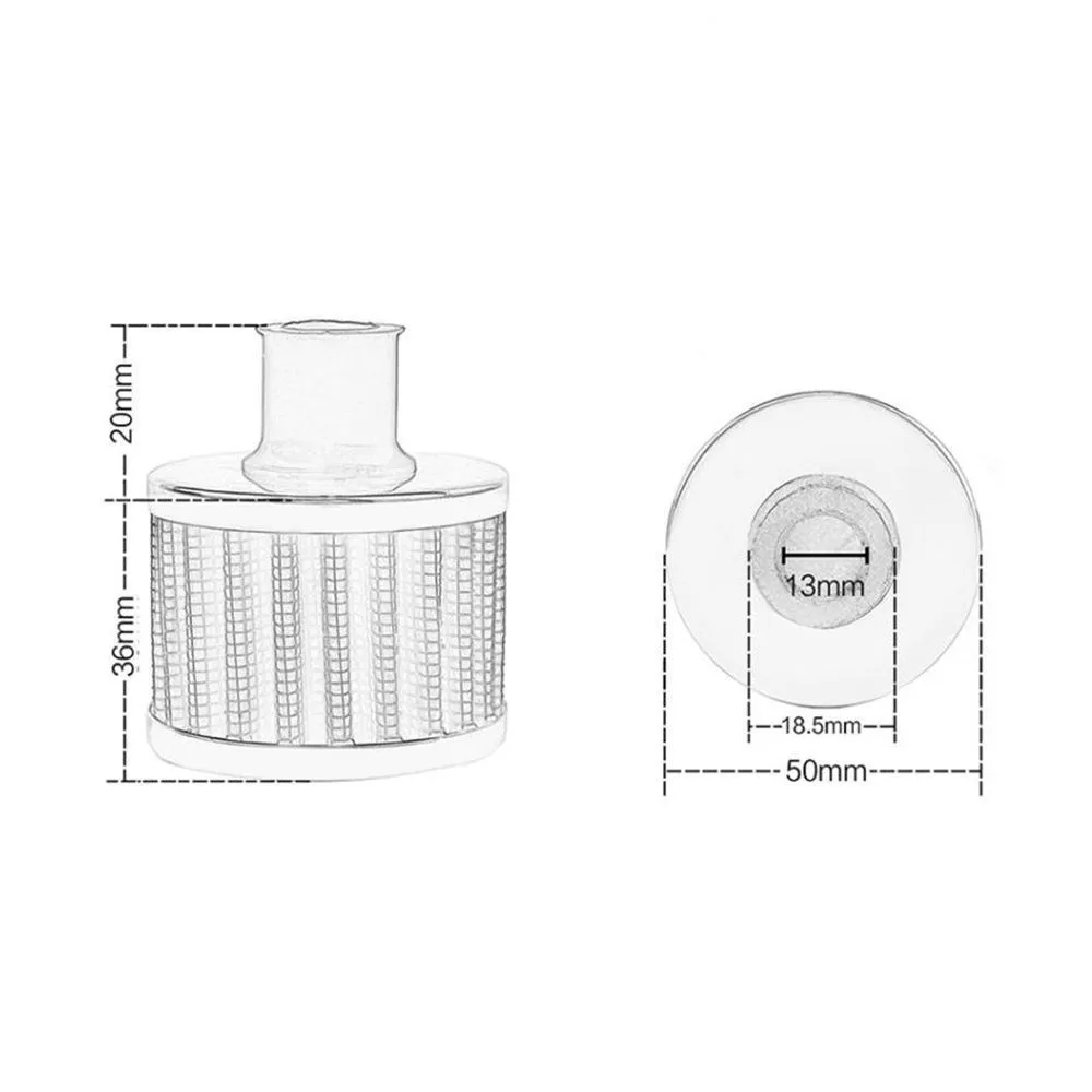 Universal 12mm Small Air Filter Motorcycle Turbo High Flow Racing Cold Air Intake Filter Mushroom Head Car Accessories AF-1002 air filter motorcycle air filter air filter cleaner motocross air filter