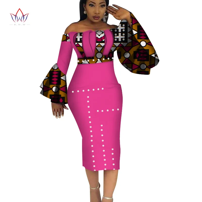 New Summer Dashiki Party Hot Vestidos For Women Cotton Print Traditional African Clothing 6xl Nature Dress Mid-Calf WY3208 | Тематическая