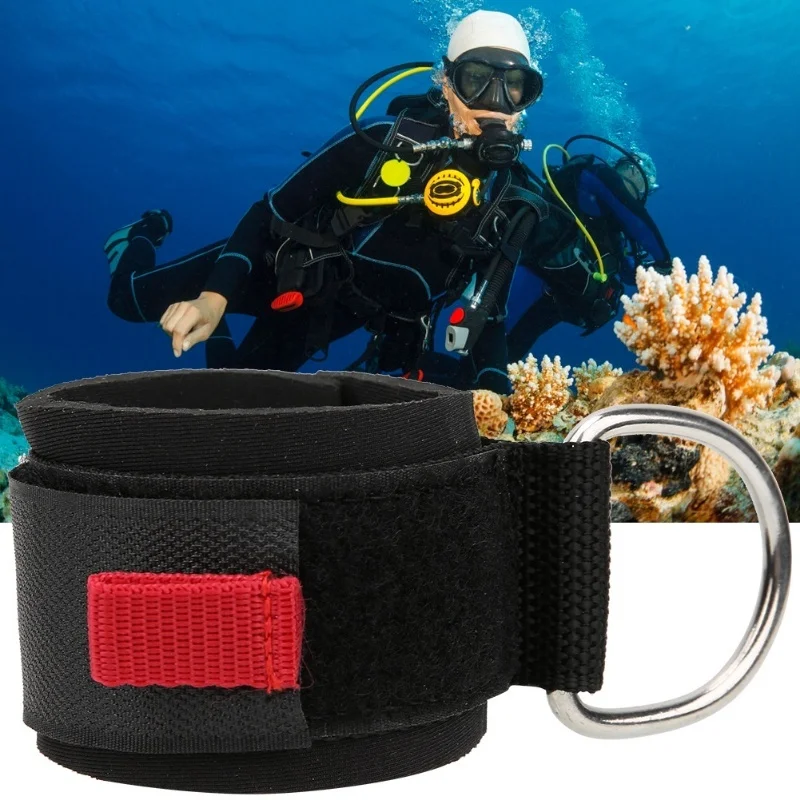 Universal Diving Wrist Strap with D-Shaped Clip and Lanyard