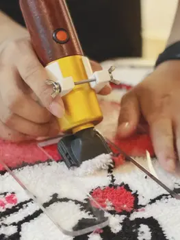 Триммер для тафтинга ковровых покрытий с направляющей для резки ковровых покрытий электрический триммер для резки ковровых покрытий инстр...