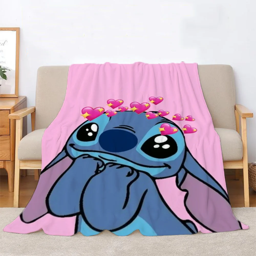 Sofa Blankets for Adults Stitches Kawaii Blanket 150x200 Knitted Blanket Oversized 200x300 Bed Throw Interior for Home Knee Nap 3
