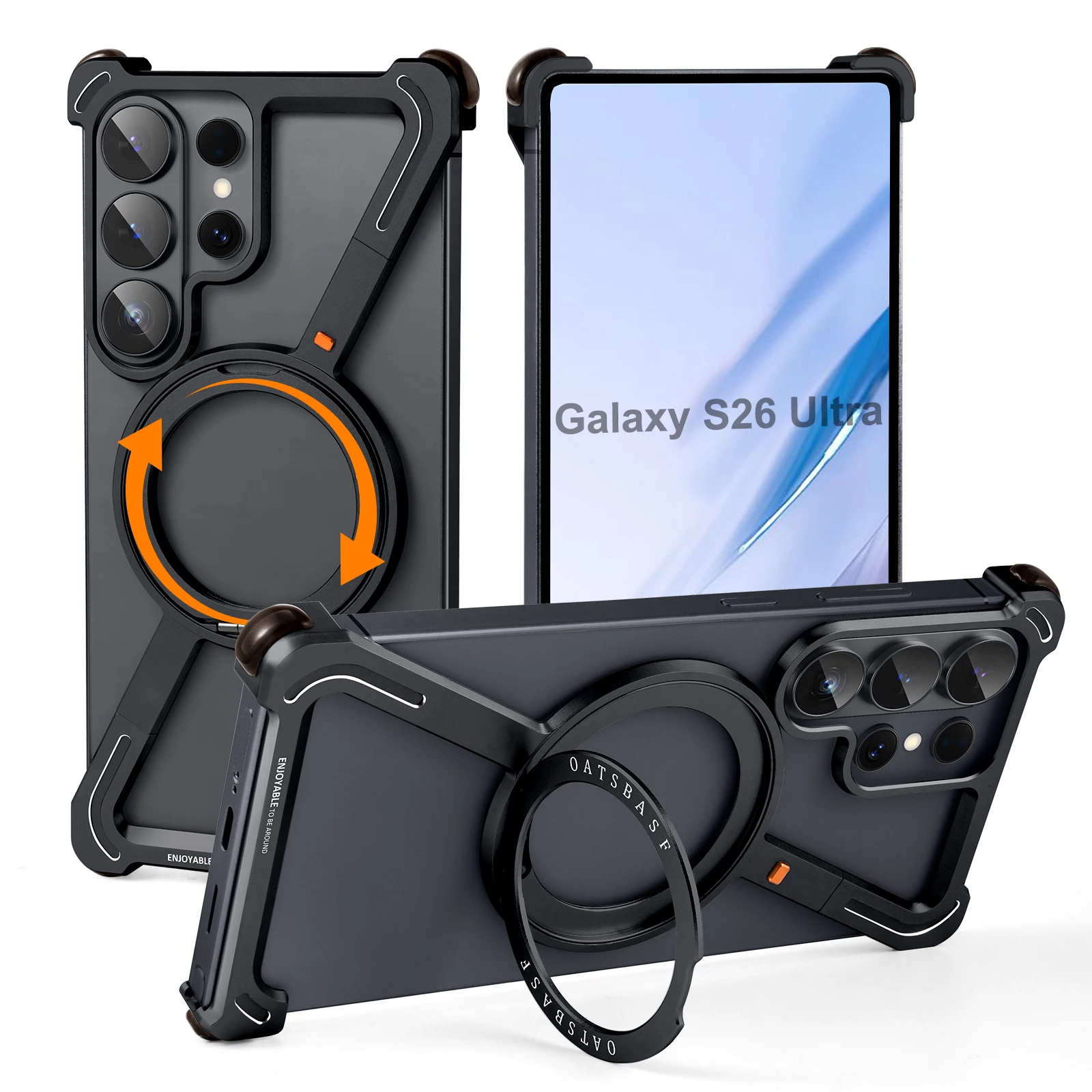 Oatsbasf لهاتف سامسونج جالاكسي S26 الترا حافظة معد...