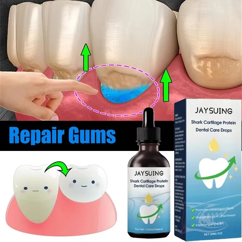 Gum Repair Drops Fast Repair Gums Serum Effectively Relieve Tooth Allergy Dental Caries Tooth Cleaning Toothpaste Relieve Damage Drops Care