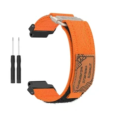Enhance your style and performance with this New Sports Nylon Loop Strap - a versatile and comfortable wristband for active lifestyles. (PIC2 Orange)
