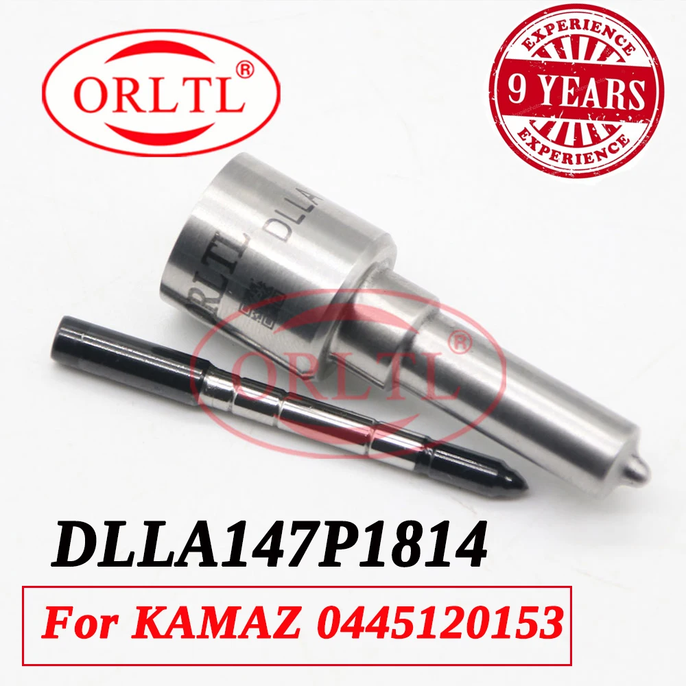

ORLTL DLLA 147P 1814 Common Rail Injector Nozzle DLLA147P1814 OEM 0 433 172 107 Fuel Sprayer 0433172107 for KAMAZ 0445120153