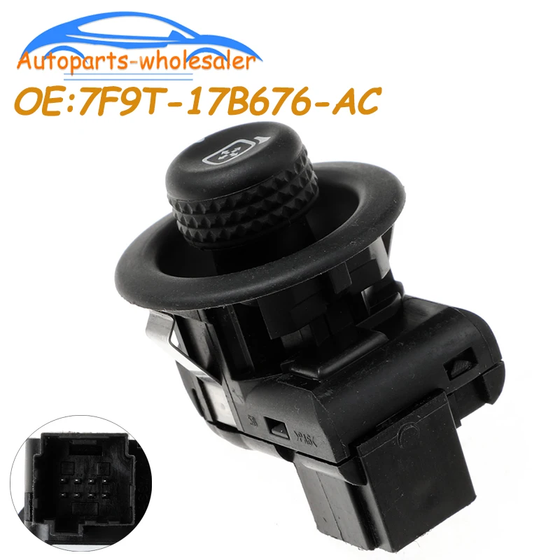 Rear View Mirror Control Adjustment Switch 7F9T 17B676 7F9T17B676AC