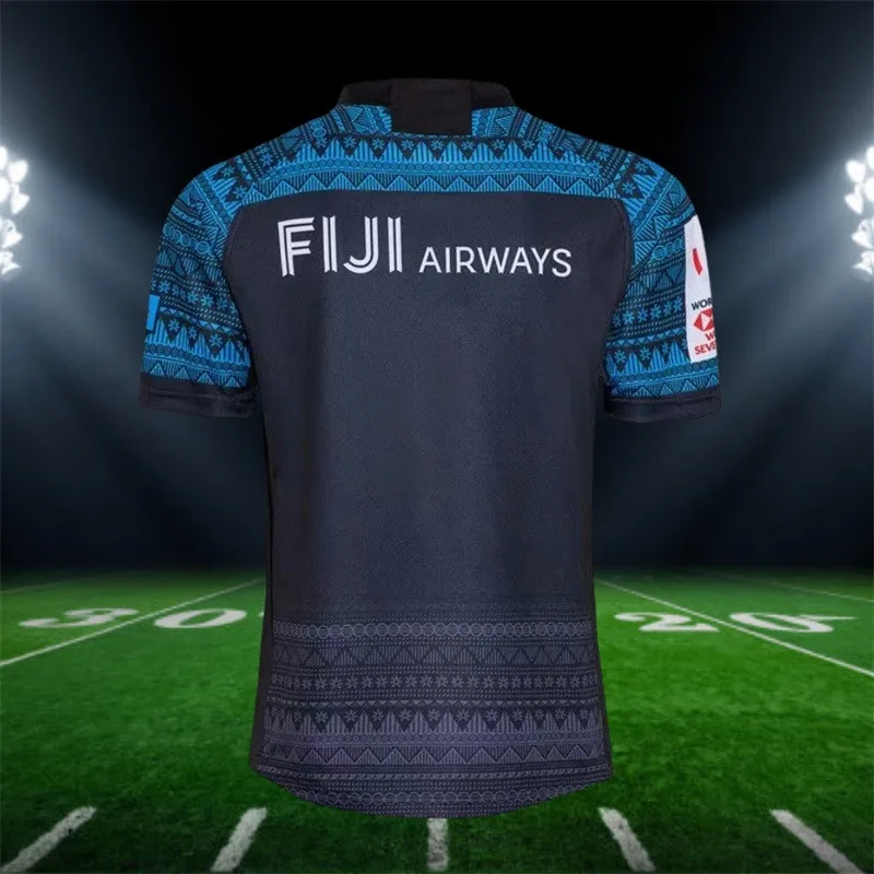 Mens Rugby Tshirt Home Jersey Fiji 7S Oversized Mesh Breath Tshirt Family Clothing Sportwear Summer Sport Tee Adult/Kid sportswear tshirt men cotton tshirt