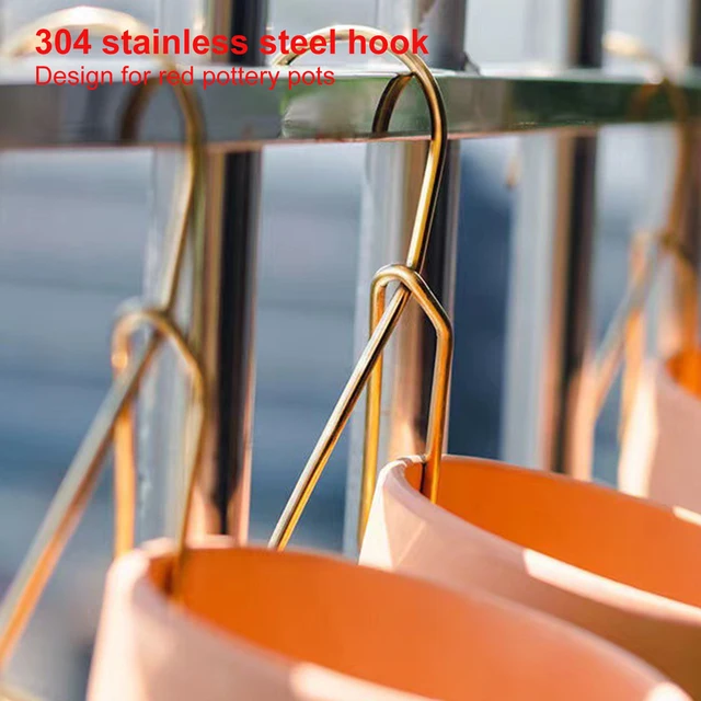 Terracotta Edények Fogasok Fali Agyag Edény Fogas Horog 4-7In Terrakotta Edényhez, Robbantás Ellen - Image 2