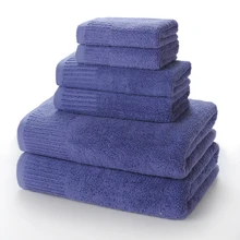 Ensemble de serviettes de bain en coton, ensemble de 3 pièces, pour la maison et le confort, peignoir de bain, Sauna, hôtel, torchon absorbant 