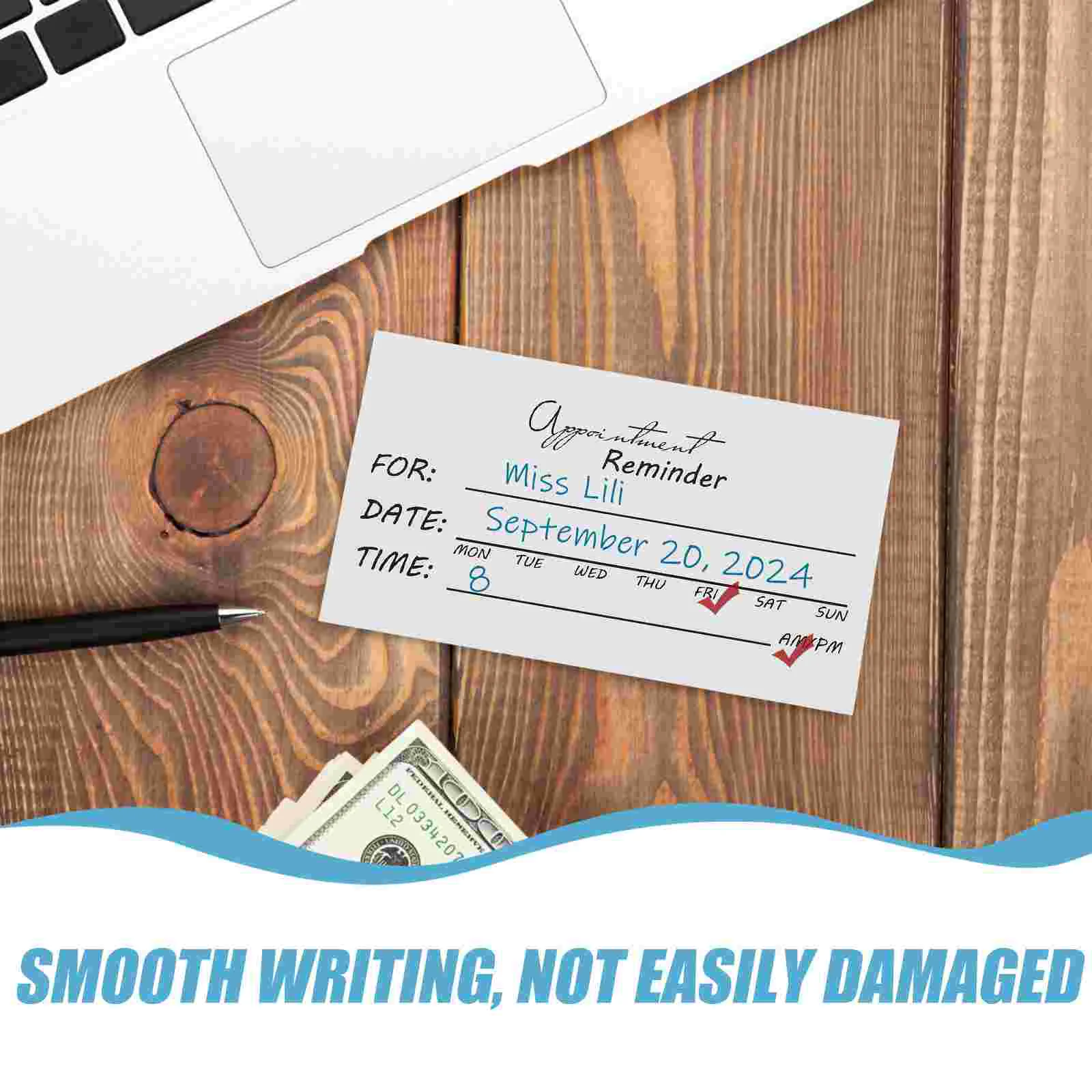 50 Pcs Writing Reminder Cards Appointment Cards Business Greeting Delicate Paper Printing Products Creative