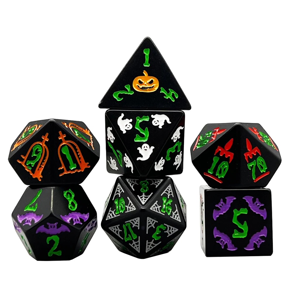 Customize Dice with , Engraved or Print Pattern DND Dice for Club Party Entertainment Tabletop Game