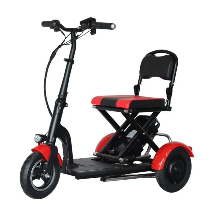 

Elderly Electric Tricycle Lithium Battery Folding Mobility Scooter