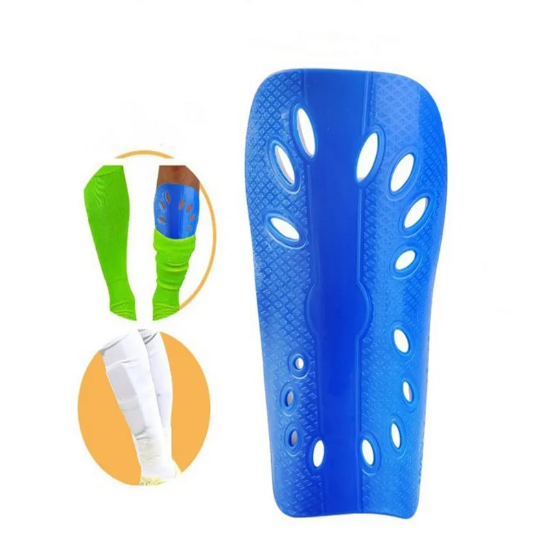 1 Pair Football shin pads Plastic football shin guards Children protective equipment Breathable guards soccer shin guards shin guard pads
