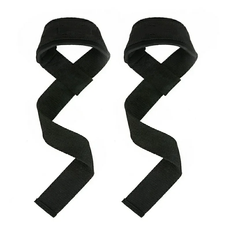 Wrist Straps Padded Figure 8 Deadlift Weight Lifting Power Lifters Workout Pull-ups Horizontal Bar Gym Fitness