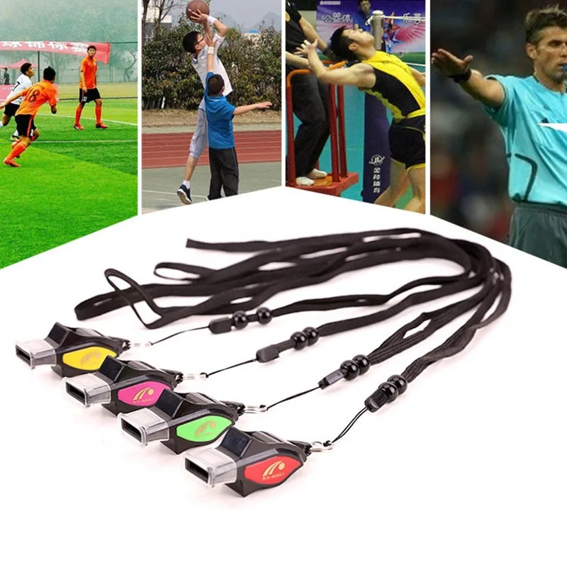 Professional Whistle Soccer Basketball Referee Whistle Outdoor High Quality Sports Like Big Sound Whistles Seedless Match Tools