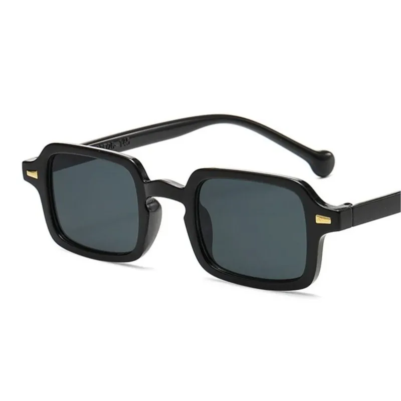 Fashion Square Sunglasses for Women & Men - Retro Rivets Gradient Lenses, UV400 Anti-Glare, Leopard & Blue Sports Shades