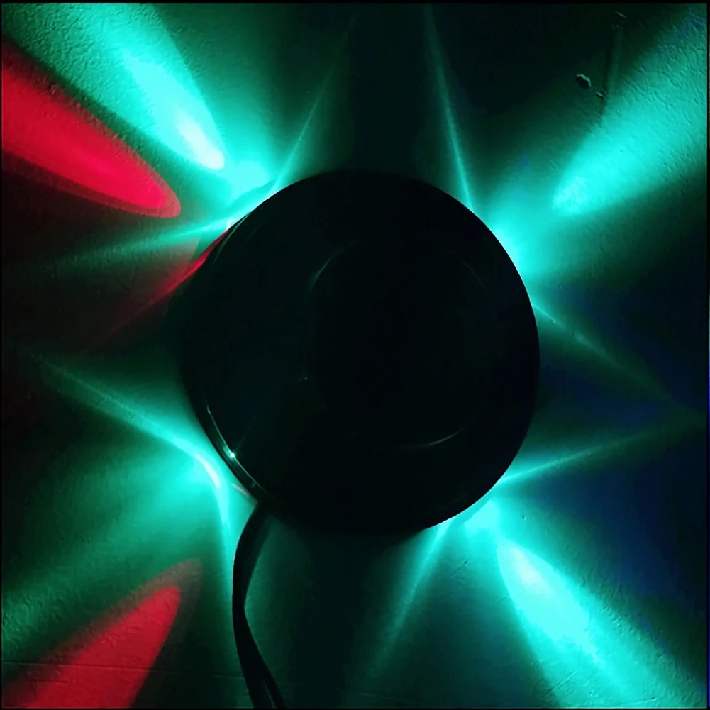 usb rgb som luz festa palco par luzes ativada rotativa discoteca led bola lâmpada led disco som estroboscópio lâmpada