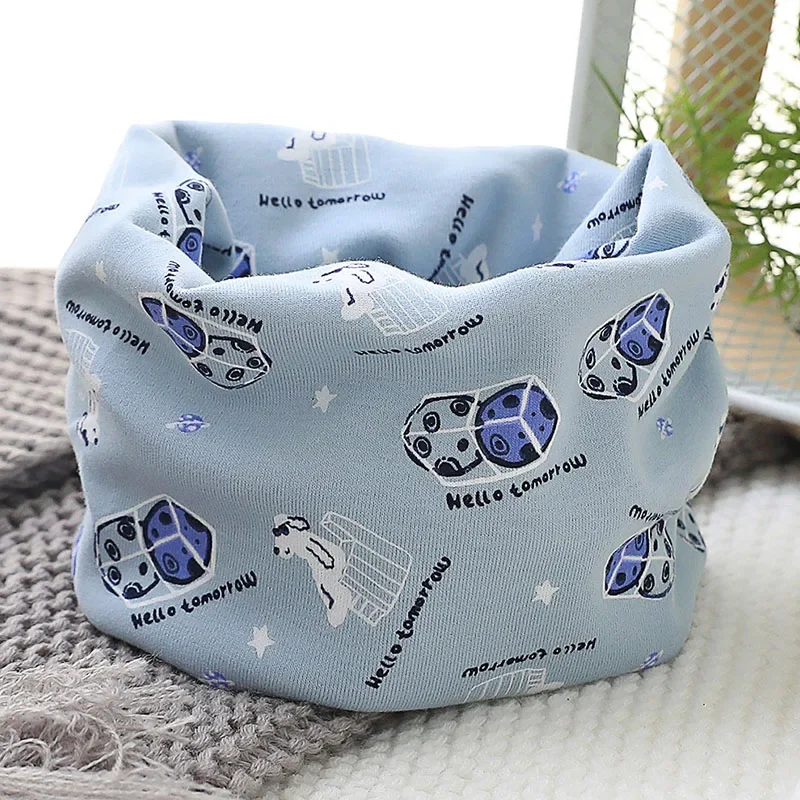 New Fashion Kids Scarf Autumn Winter Baby Scarf Boys Girls Infant Scarves Children's Cotton Warm O Ring Magic Neckerchief