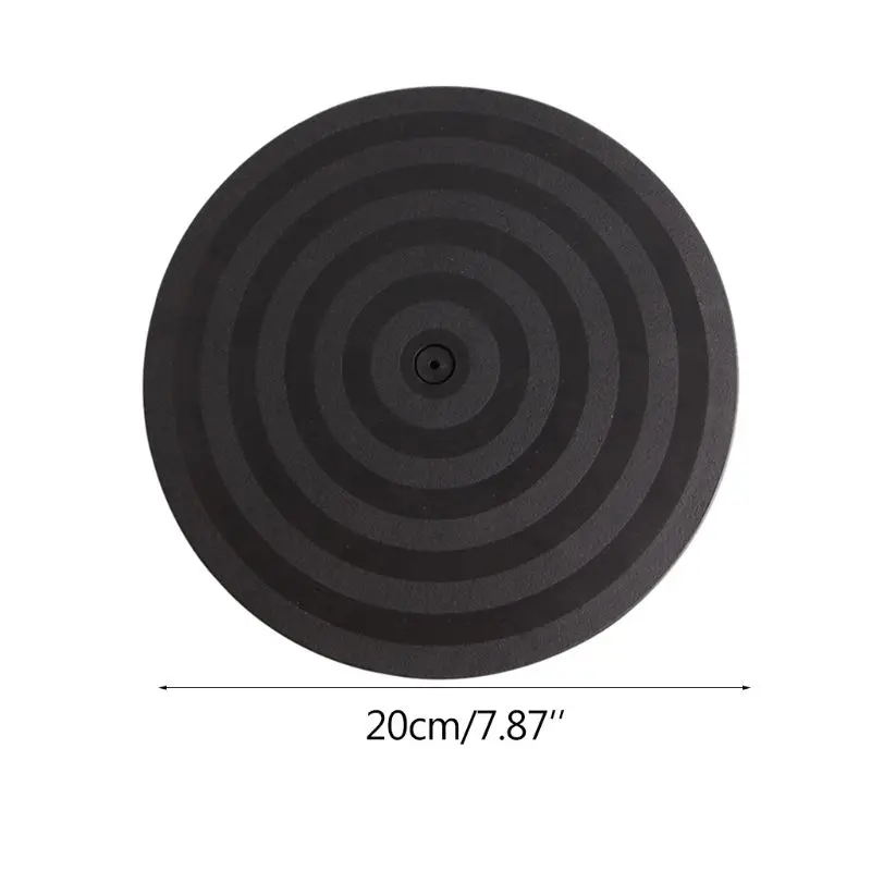 Practical 8" 20cm Black Plastic Turntable Round Bonsai  Rotating Turntable images - 6