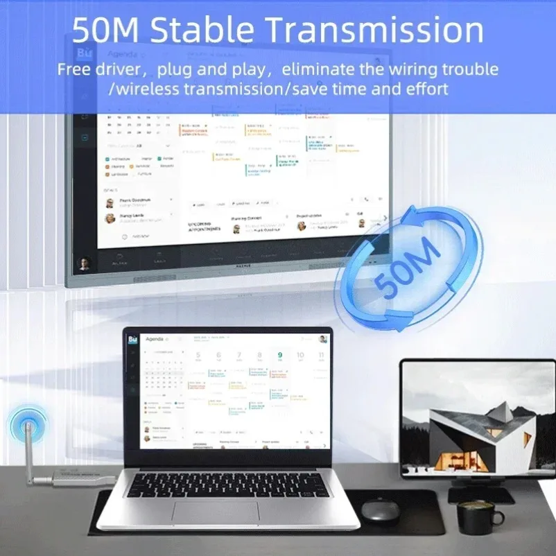 4K 150M HDMI-Compatible Video Wireless Transmitter Receiver/Extender