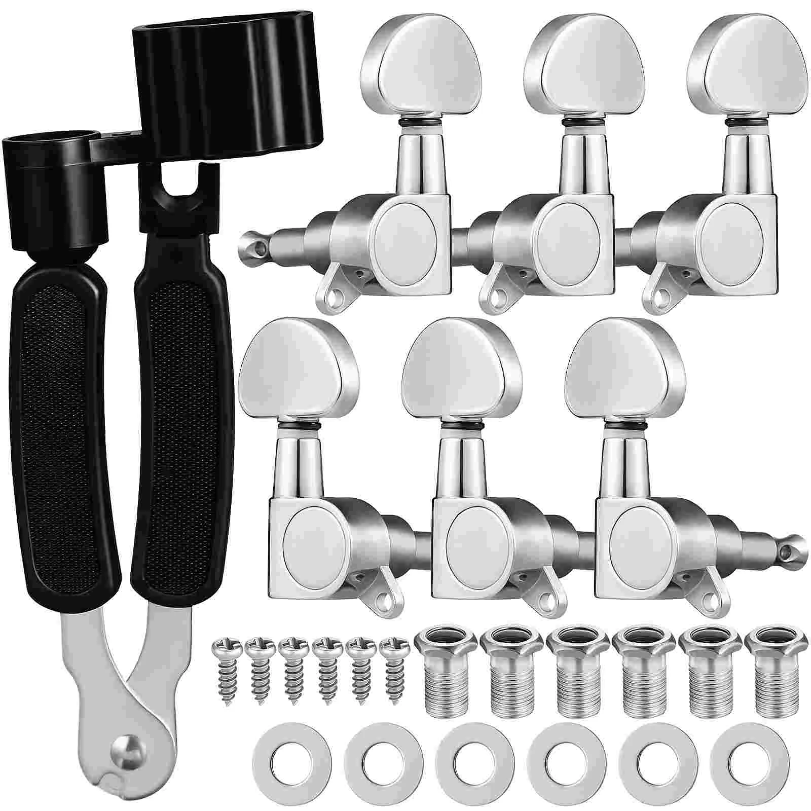 

Guitar Knob Locking Tuners Electric for Pegs Tool Bass Guitars Tuning Classical