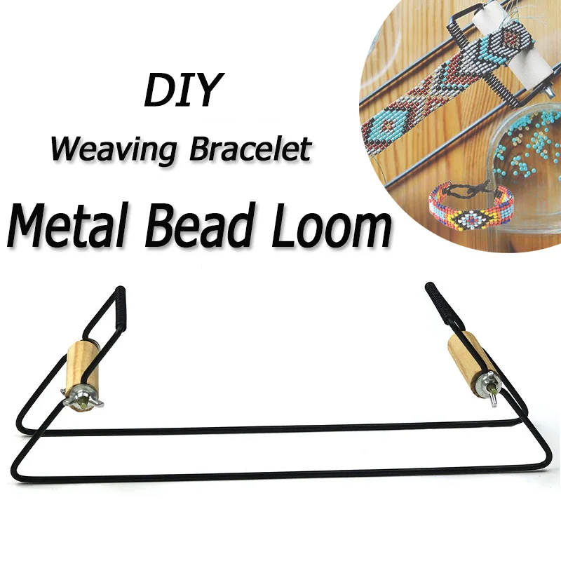 Metal Bead Loom Kit for Jewelry Making and DIY Crafts