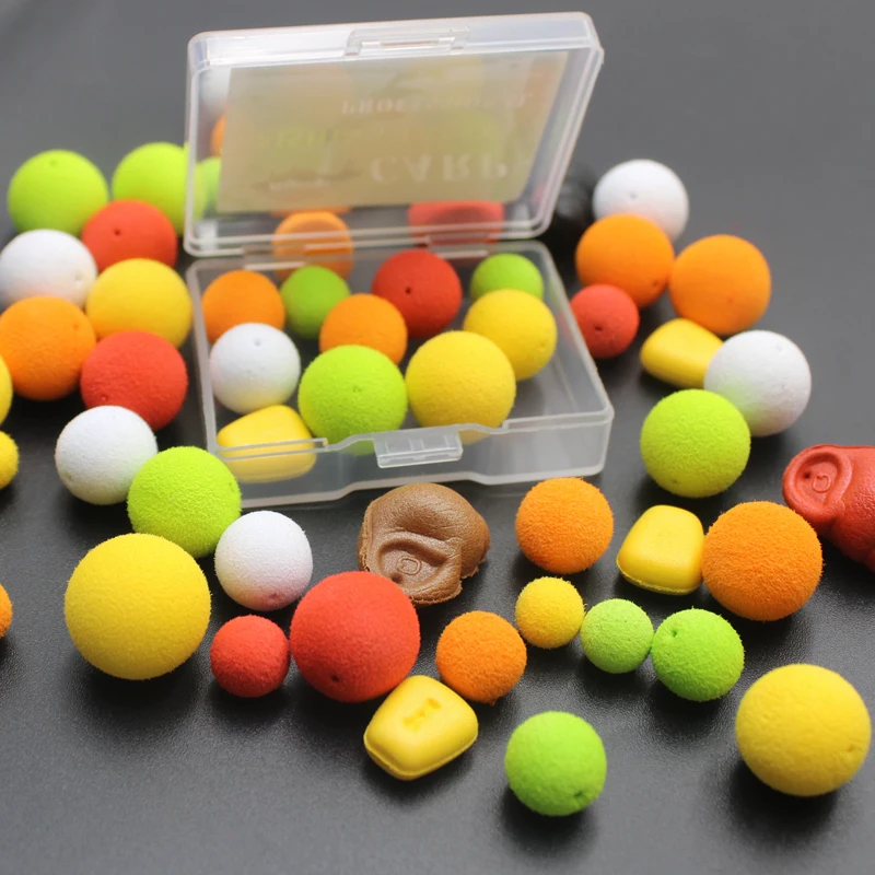 

A Box Pop Up Boilies Carp Fishing Accessories Buoyancy Fishing Bait For Carp Hair Rig Method Feeder Floating Boilies Fish Tackle